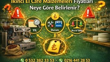 İkinci El Cafe Malzemeleri Fiyatları Neye Göre Belirlenir?
